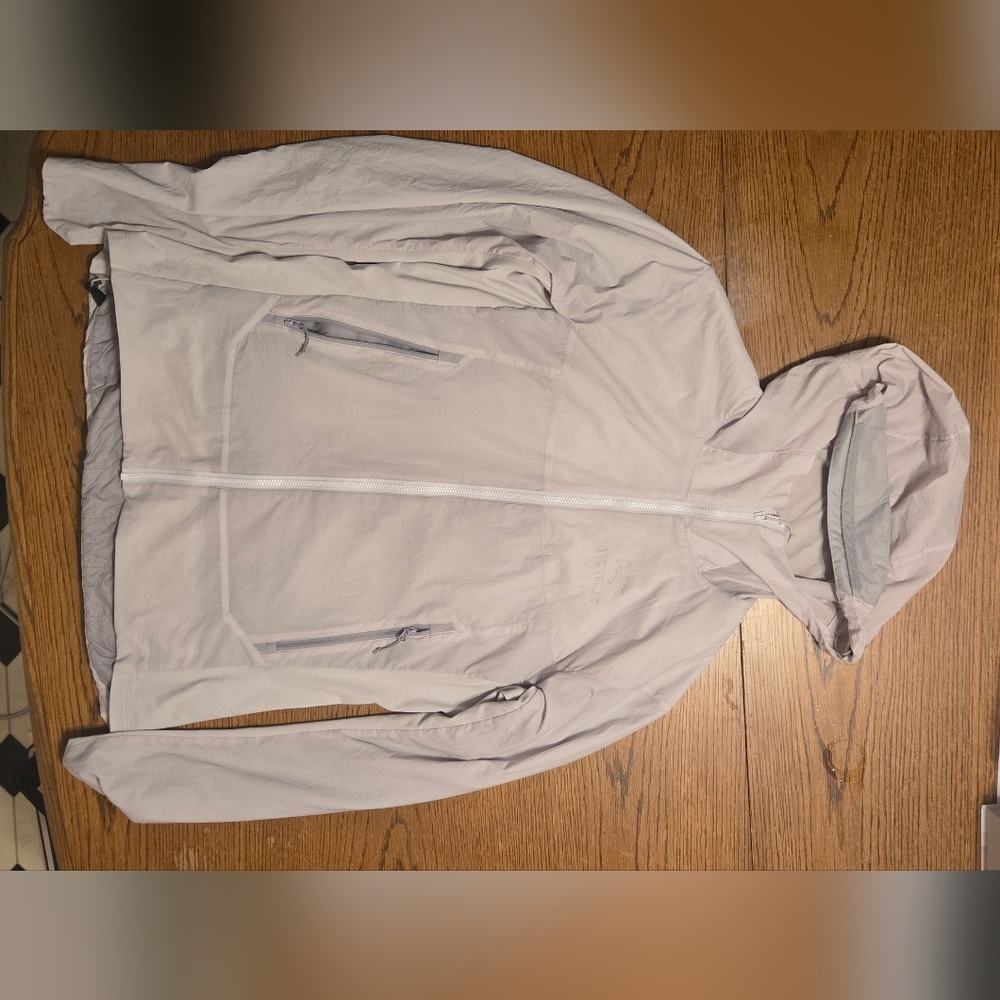Light Gray Hooded Jacket